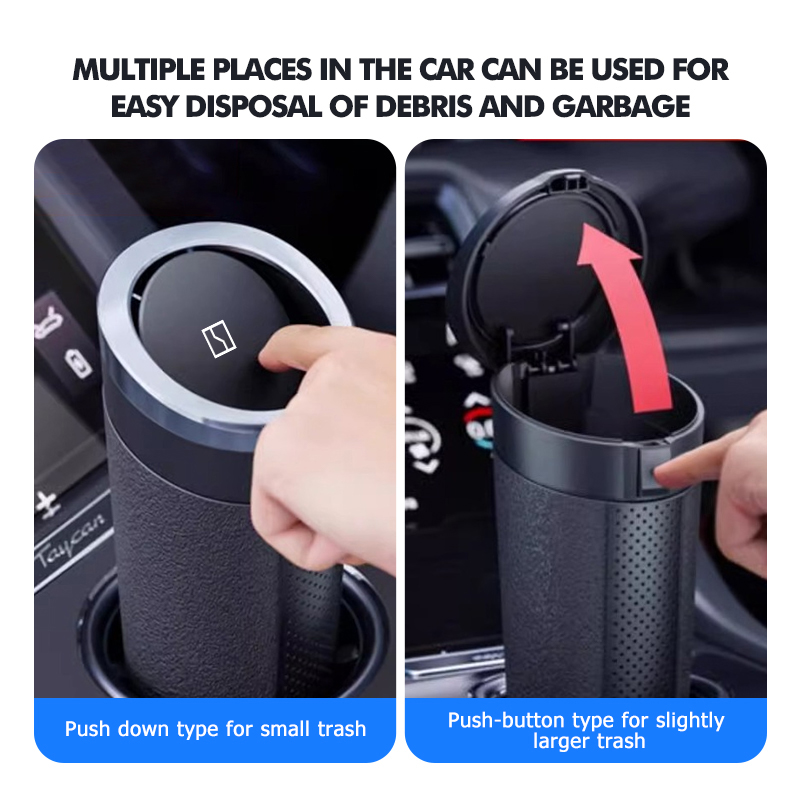Car Rubbish Container Waterpro - Waterproof Car Trash Can With Lid recension och pris