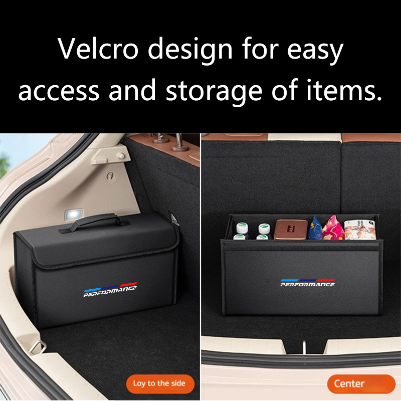 Car Leather Trunk Organizer Fo - Car Trunk Organizer Foldable Storage Box recension och pris