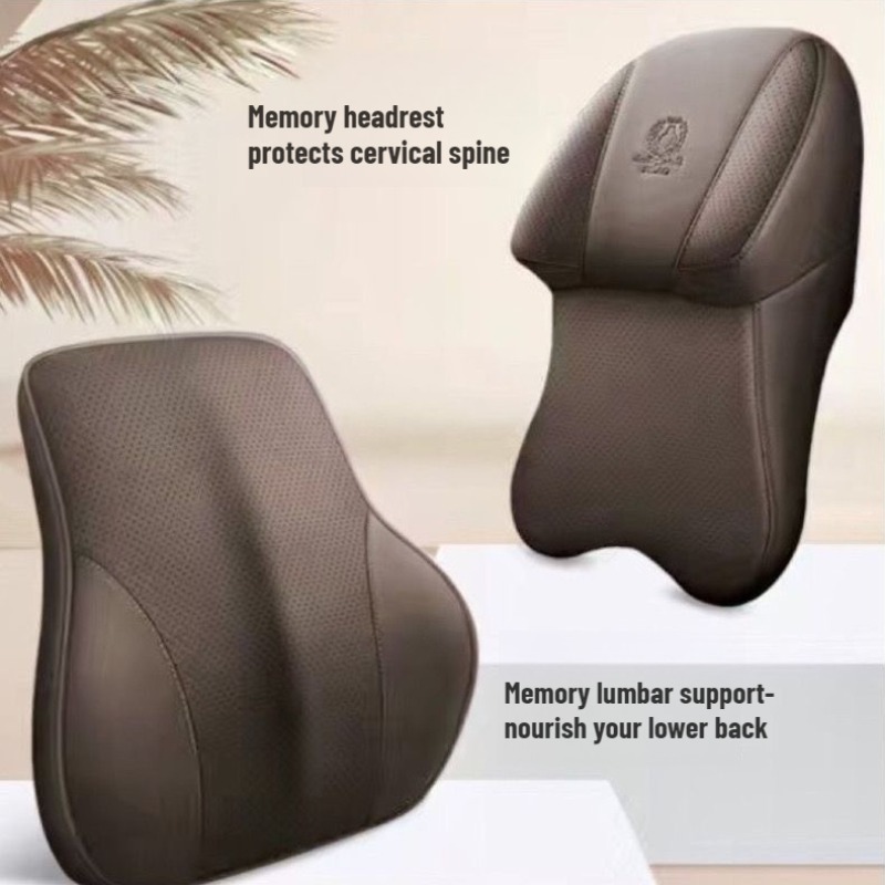 New Universal Minimalist All S - Memory Foam Car Neck Pillow Lumbar Support recension och pris