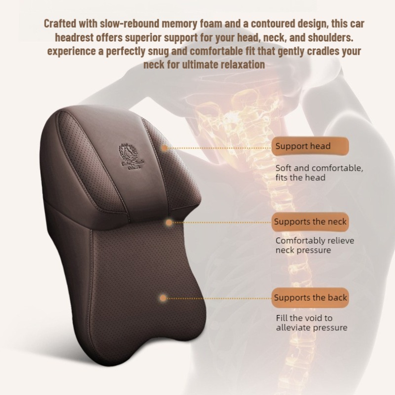 New Universal Minimalist All S - Memory Foam Car Neck Pillow Lumbar Support recension och pris