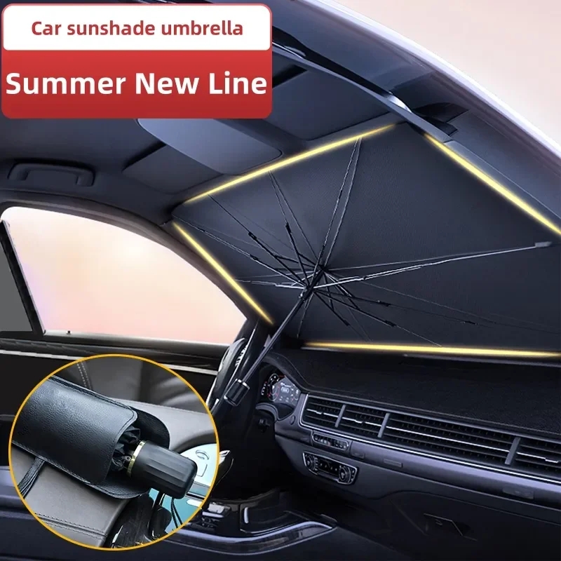 Car Sunshade Windshield Umbrel - Car Sunshade Windshield Umbrella Foldable recension och pris