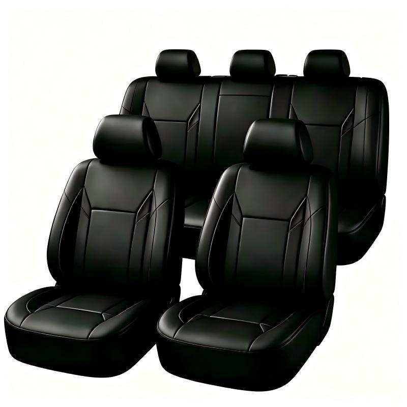 Universal Fit PU Leather Car S - Leather Car Seat Covers Full Set Universal recension och pris