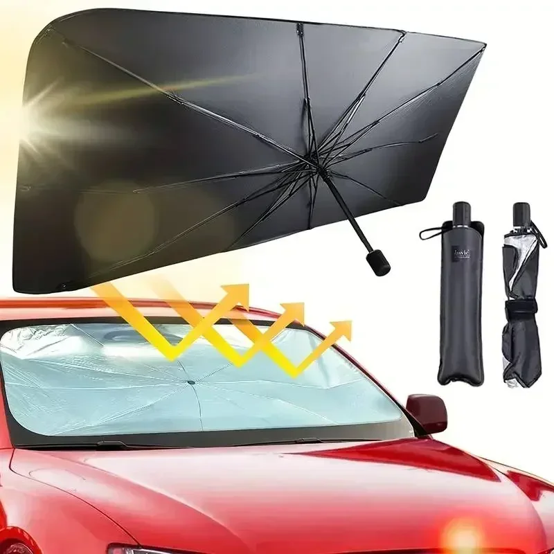 Multi Purpose Convenient Folda - Car Sunshade Windshield Umbrella Foldable recension och pris