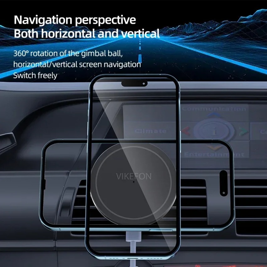 Car Wireless Charger Magnetic  - Magnetic Phone Holder For Car Vent recension och pris