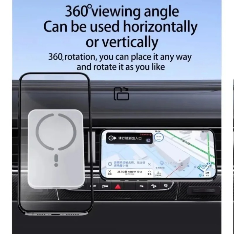 30W Magnetic Car Wireless Char - Wireless Car Charger Mount Fast Charging recension och pris