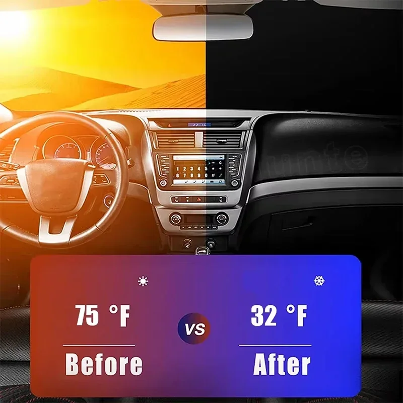 Car Windshield Sun Shade Cover - Car Sunshade Windshield Umbrella Foldable recension och pris