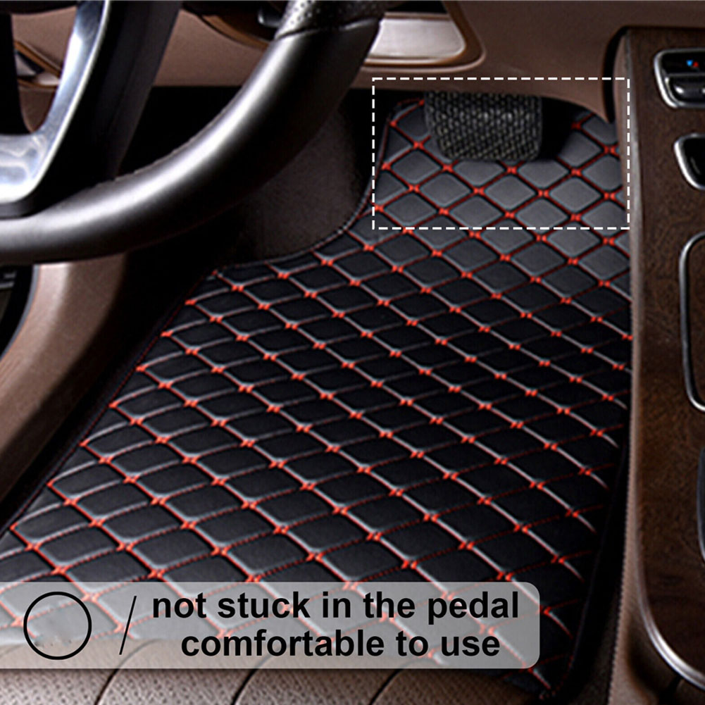 5PCS/Set Leather Car Floor Mat - Car Floor Mats Universal Waterproof Leather recension och pris