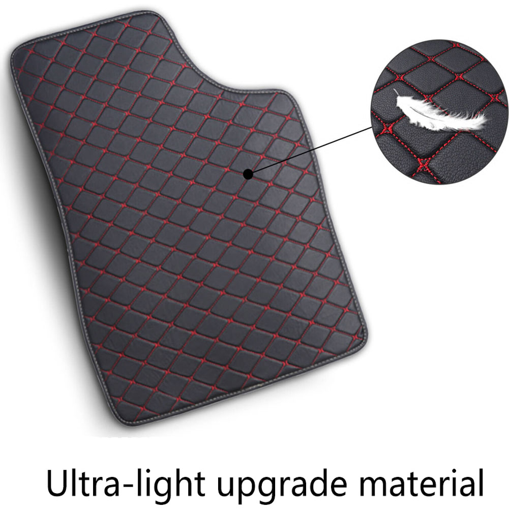 5PCS/Set Leather Car Floor Mat - Car Floor Mats Universal Waterproof Leather recension och pris