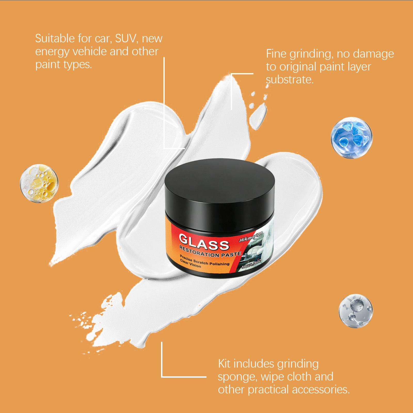 Car Glass Polishing Wax Scratc - Car Scratch Repair Polishing Wax Paste recension och pris