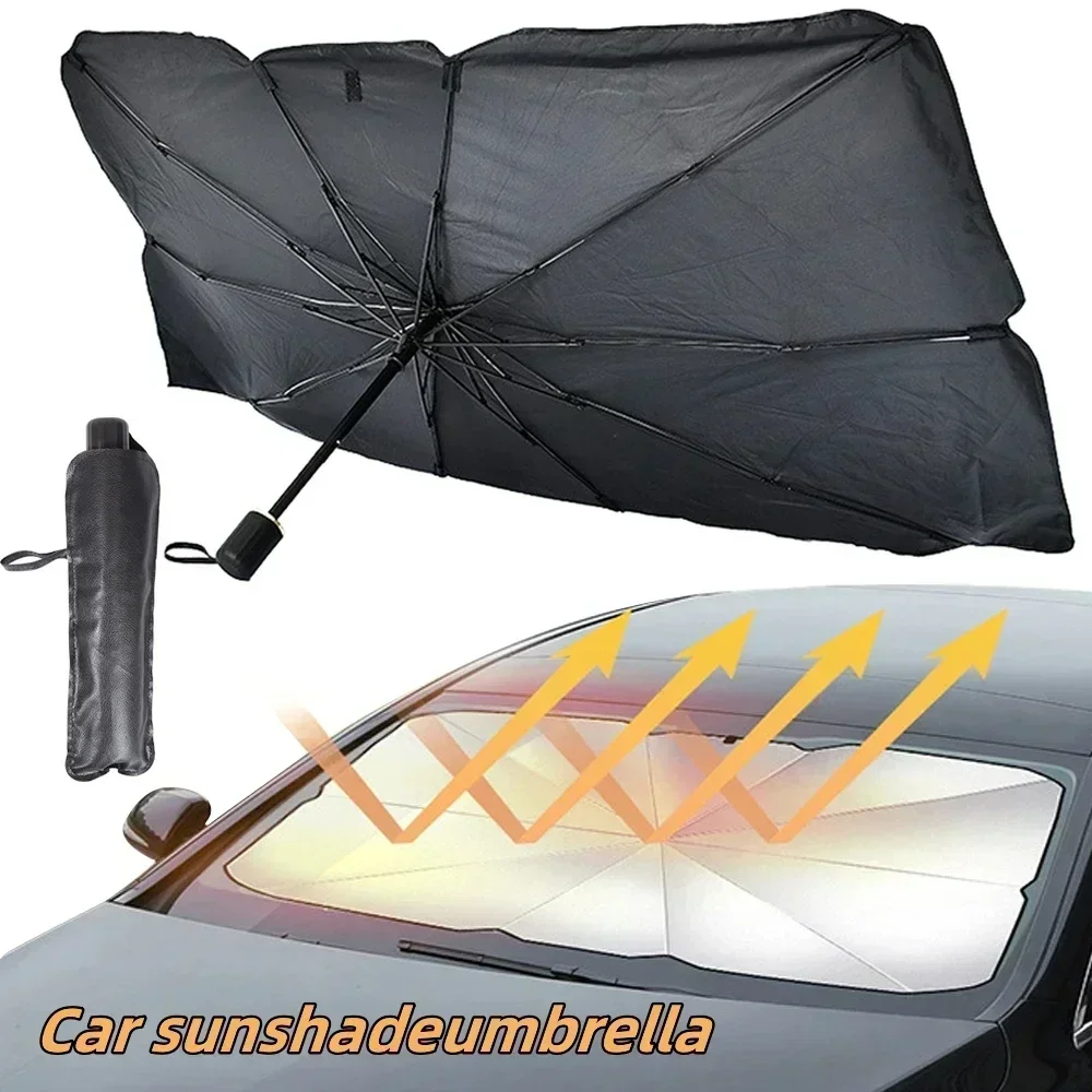 Car Windshield Sun Shade Umbre - Car Sunshade Windshield Umbrella Foldable recension och pris