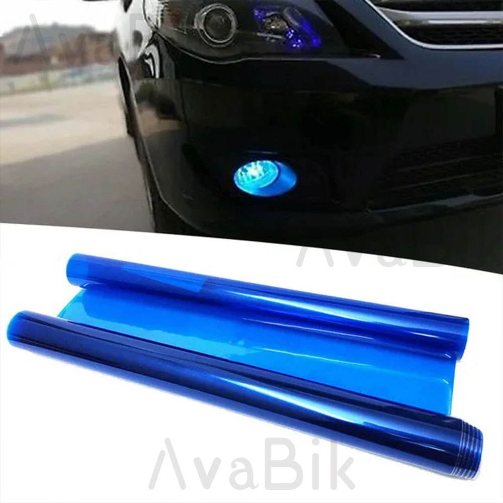 30CM Car Headlight Blue Tint F - Anti Glare Car Rearview Mirror Film recension och pris