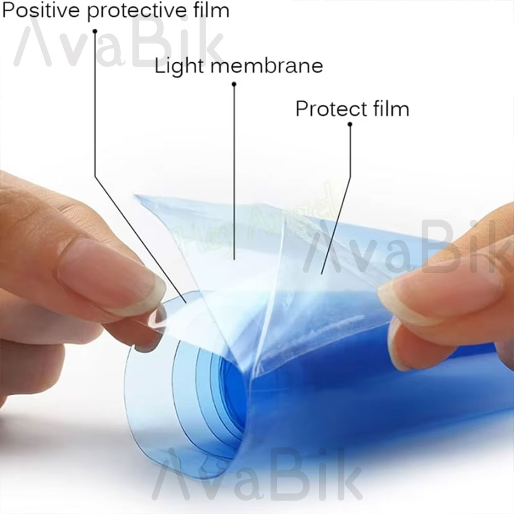 30CM Car Headlight Blue Tint F - Anti Glare Car Rearview Mirror Film recension och pris