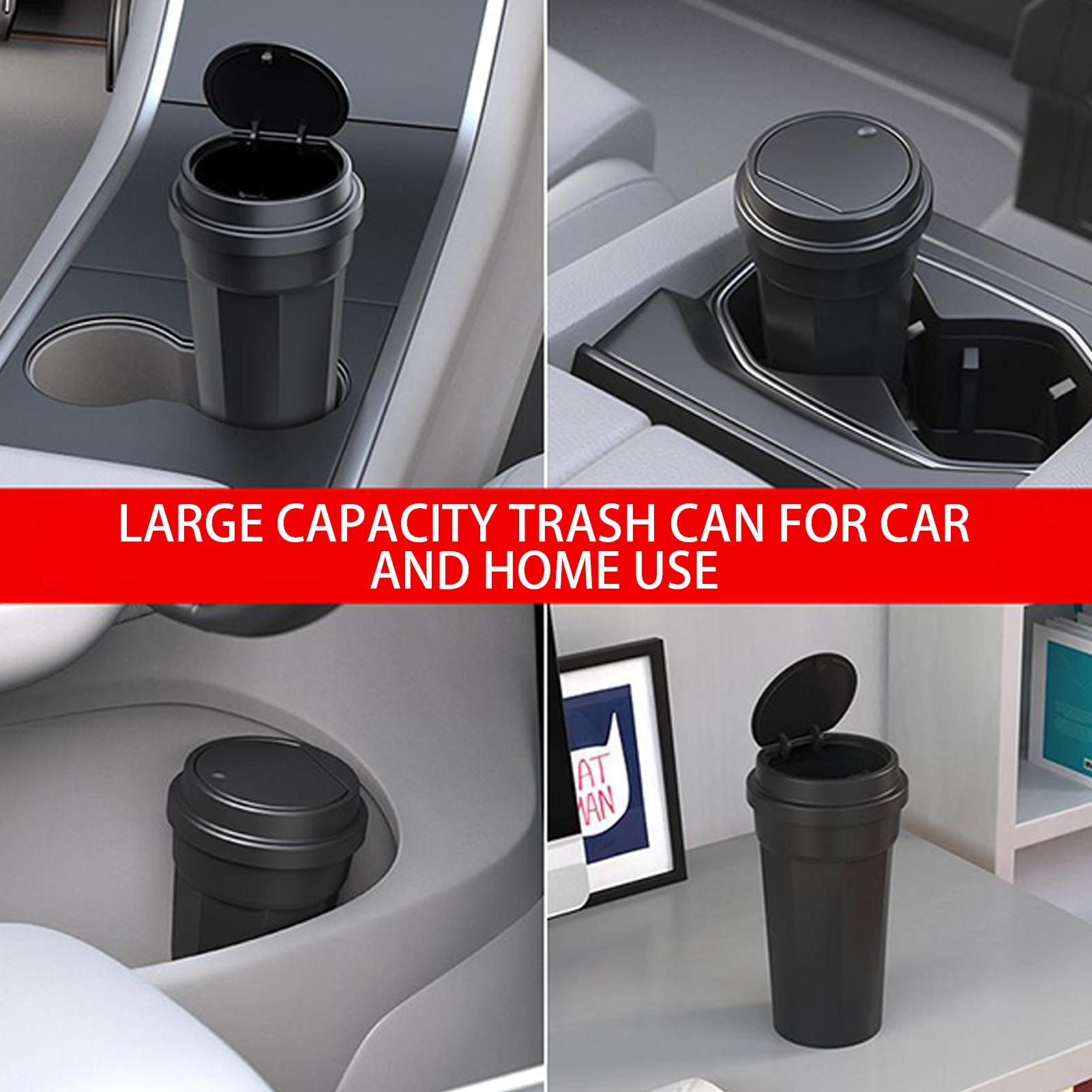 Car Garbage Can Cup Holder Mul - Waterproof Car Trash Can With Lid recension och pris