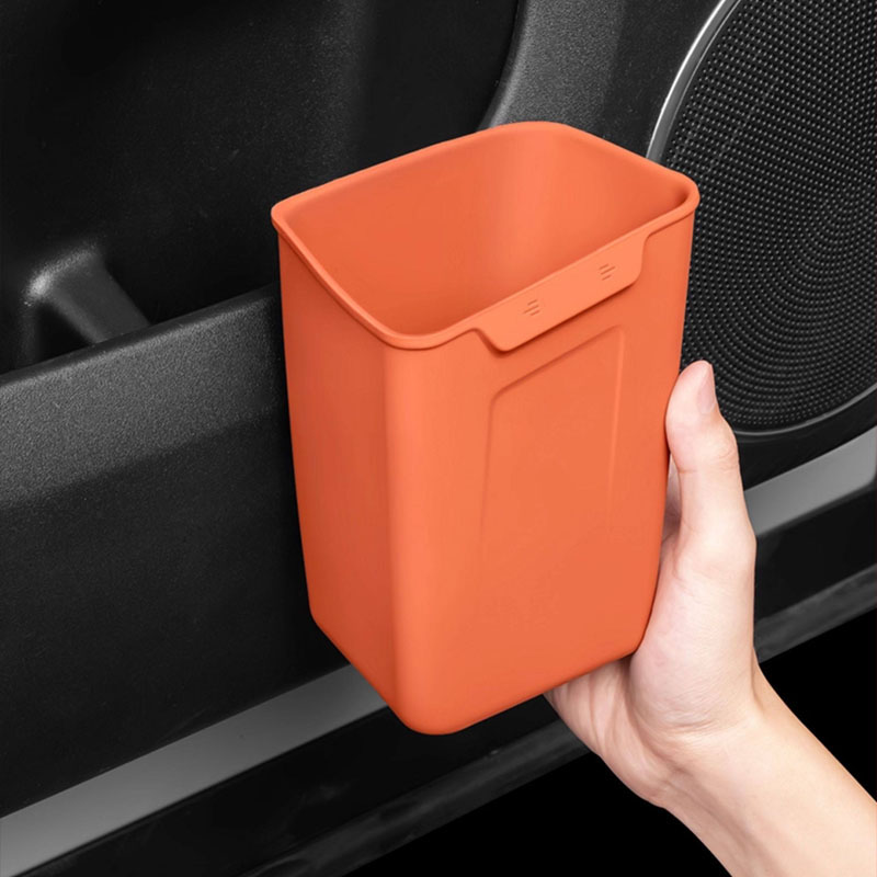 Universal Car Door Trash Can M - Waterproof Car Trash Can With Lid recension och pris