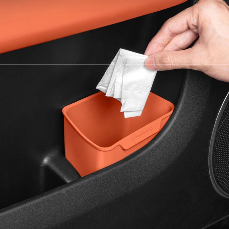 Universal Car Door Trash Can M - Waterproof Car Trash Can With Lid recension och pris