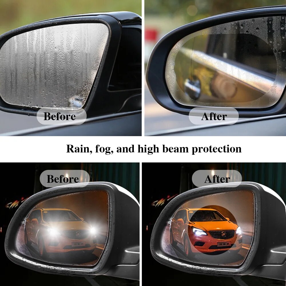 2pcs Universal Anti-Fog Anti-g - Anti Glare Car Rearview Mirror Film recension och pris