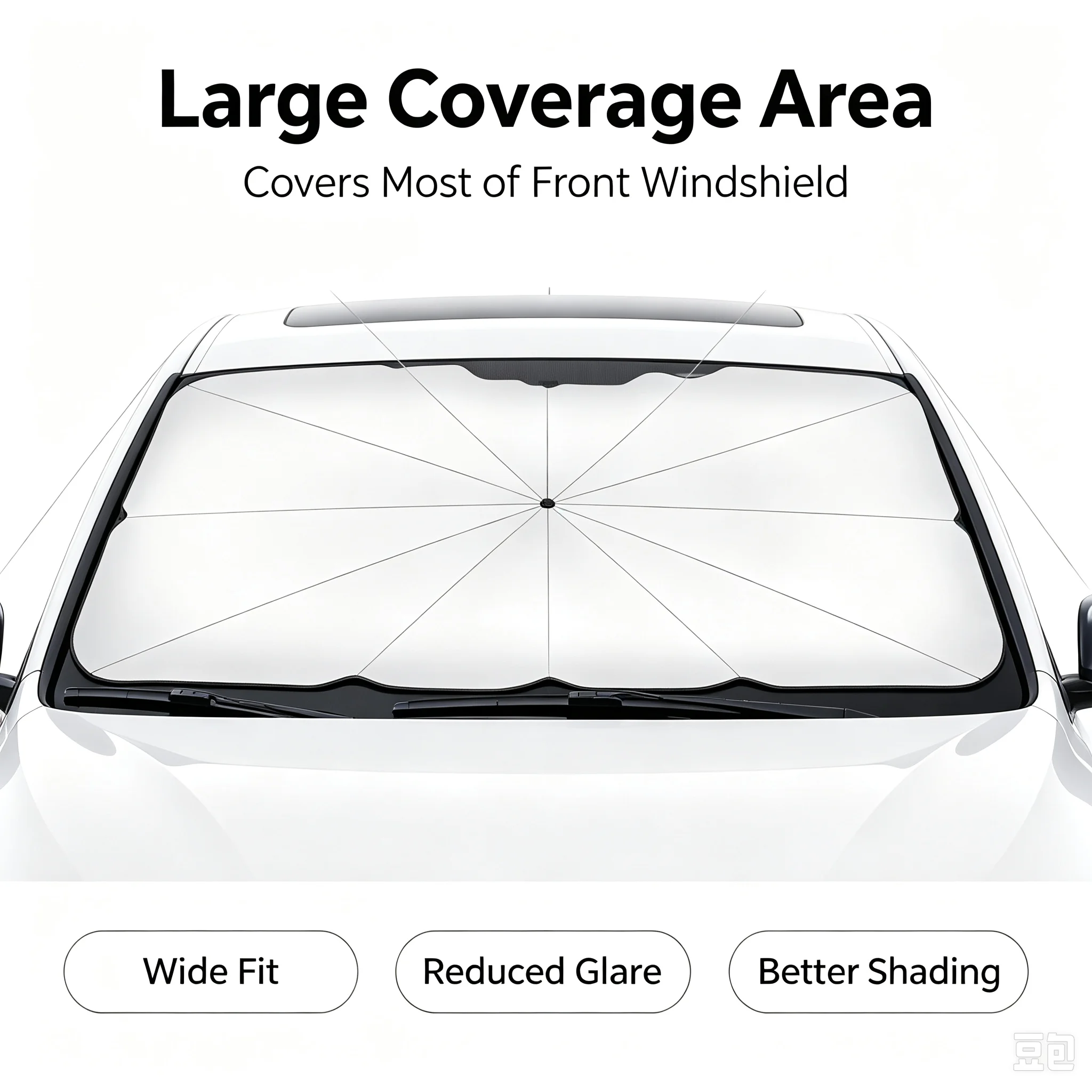Foldable Car Windshield Sunsha - Car Sunshade Windshield Umbrella Foldable recension och pris
