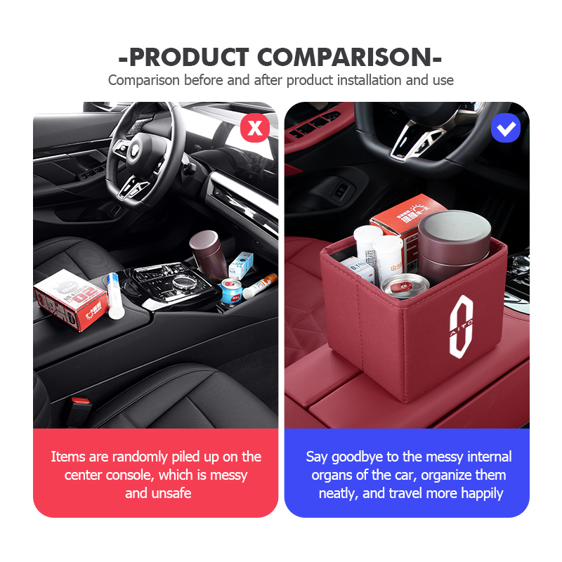 Car Trash Can Foldable Garbage - Waterproof Car Trash Can With Lid recension och pris