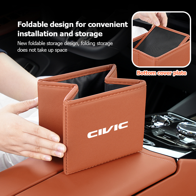 Car Trash Can Foldable Garbage - Waterproof Car Trash Can With Lid recension och pris