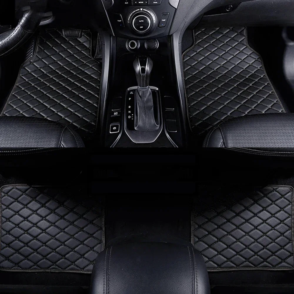 Car Floor Mats 4PCS Universal  - Car Floor Mats Universal Waterproof Leather recension och pris