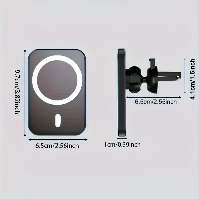 15W Magnetic Car Wireless Char - Wireless Car Charger Mount Fast Charging recension och pris