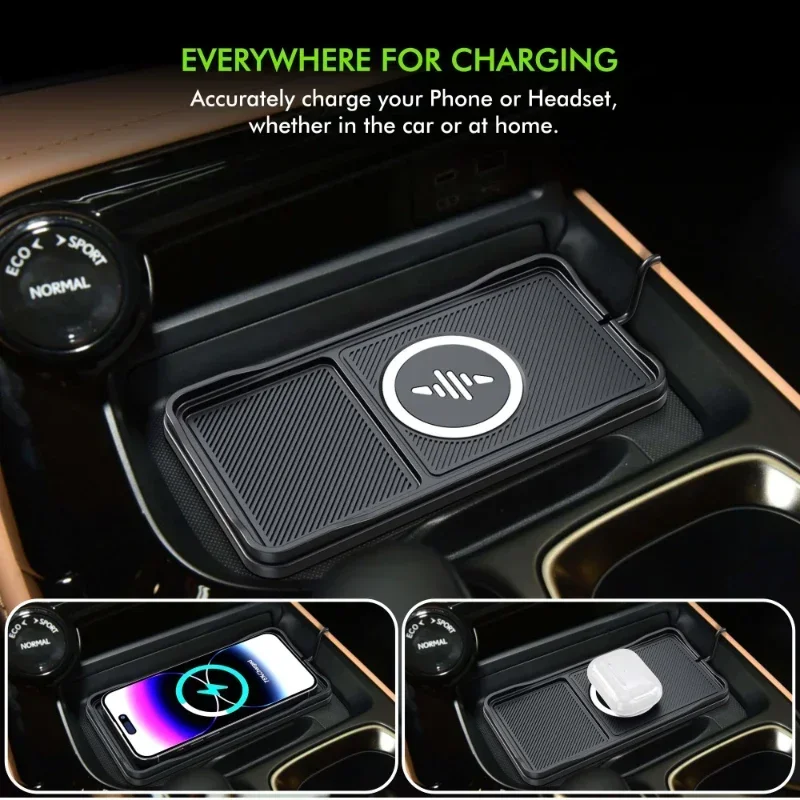 Car Wireless Charger Pad Base  - Wireless Car Charger Mount Fast Charging recension och pris