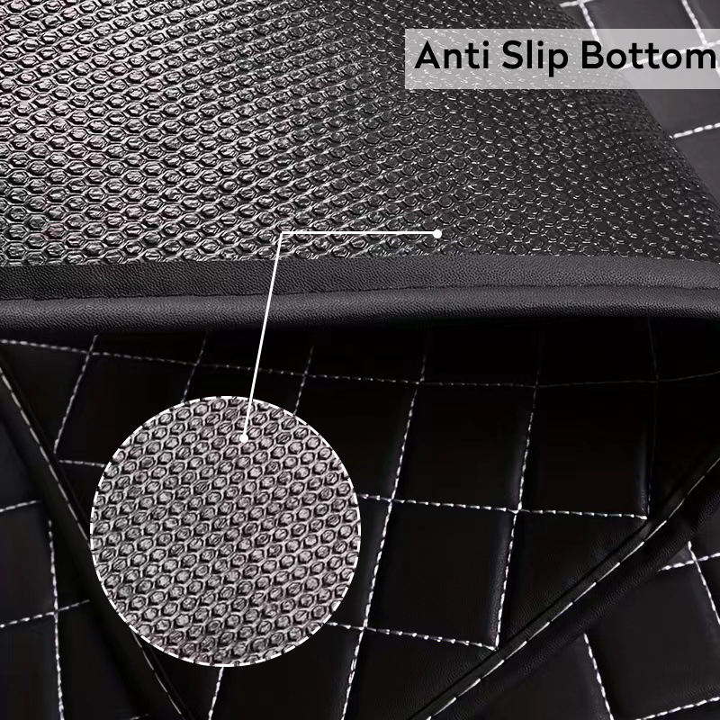 4PCS Universal PU Leather Car  - Car Floor Mats Universal Waterproof Leather recension och pris