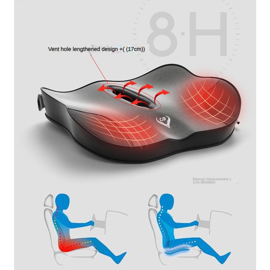 Memory Foam Office Chair Cushi - Memory Foam Car Neck Pillow Lumbar Support recension och pris