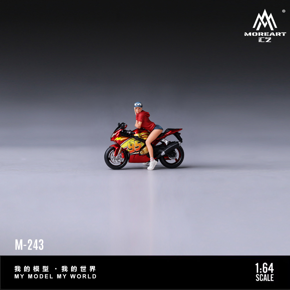 MoreArt 1:64 Resin Model Motor - Motorcycle Parts recension och pris