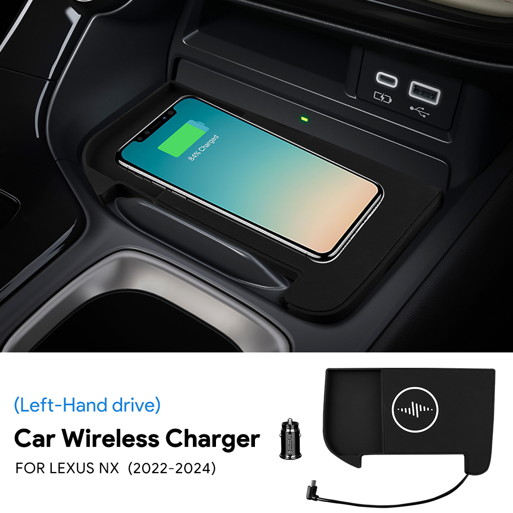 For Lexus NX 2022 2023 2024 20 - Wireless Car Charger Mount Fast Charging recension och pris