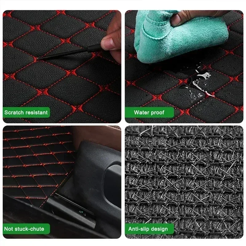 Car Floor Mats 4PCS Universal  - Car Floor Mats Universal Waterproof Leather recension och pris