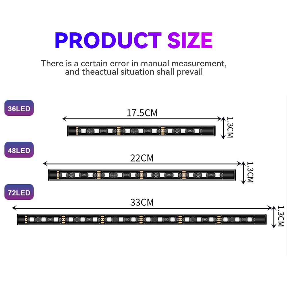 Neon LED Car Interior Ambient  - Led Ambient Interior Car Lights App Control recension och pris