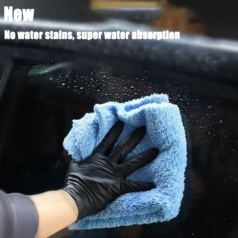 New Thickened Microfiber Car W - Microfiber Car Drying Towel Super Absorbent recension och pris
