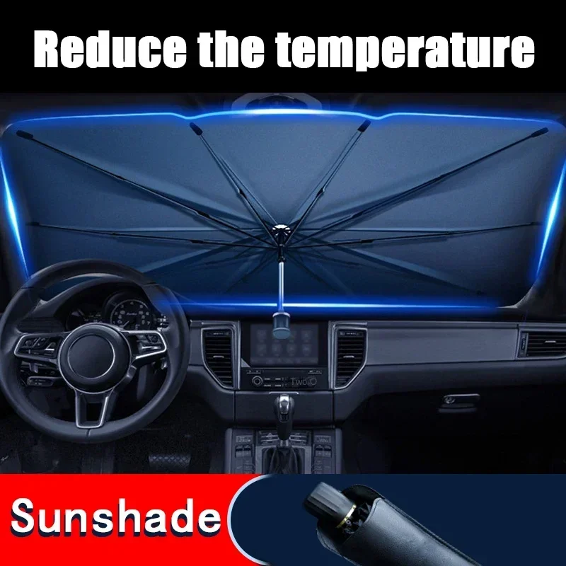 Car Umbrella Windshield Sunsha - Car Sunshade Windshield Umbrella Foldable recension och pris
