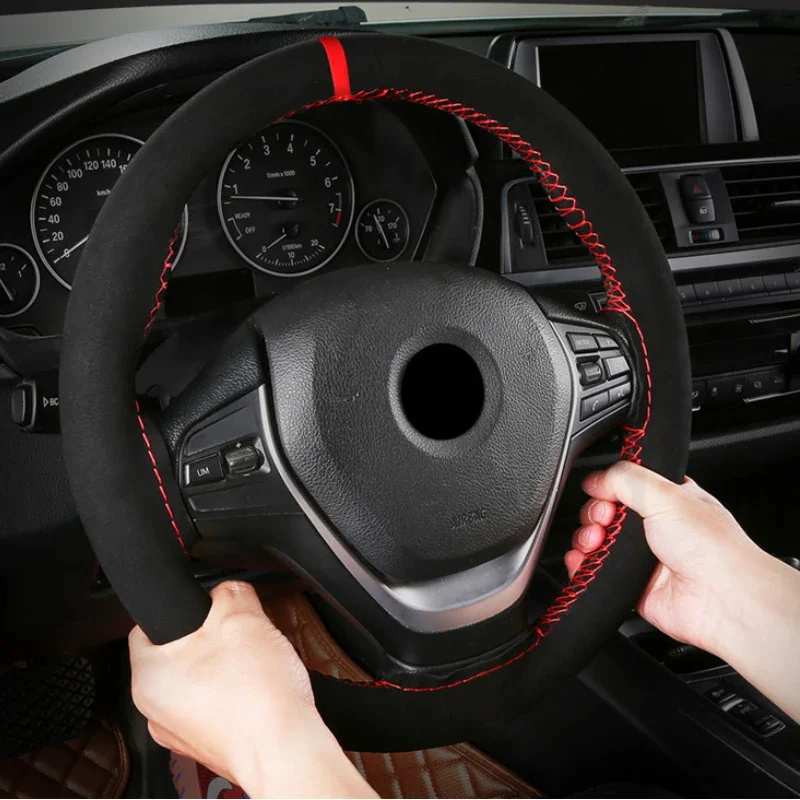 Universal 38cm Car Steering Wh - Car Steering Wheel Cover Anti Slip Breathable recension och pris