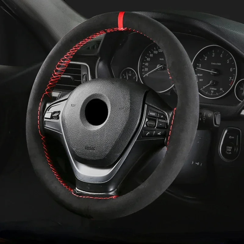 Universal 38cm Car Steering Wh - Car Steering Wheel Cover Anti Slip Breathable recension och pris