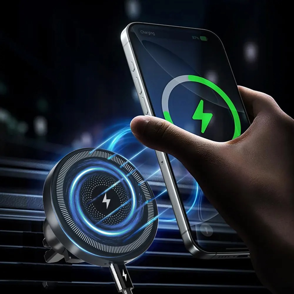 Car Air Vent Magnetic Wireless - Magnetic Phone Holder For Car Vent recension och pris