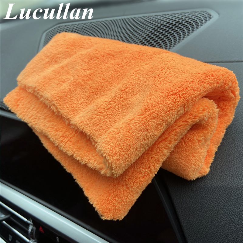 Lucullan 40x40cm Orange Super  - Microfiber Car Drying Towel Super Absorbent recension och pris