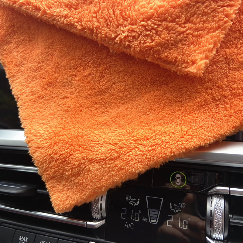 Lucullan 40x40cm Orange Super  - Microfiber Car Drying Towel Super Absorbent recension och pris
