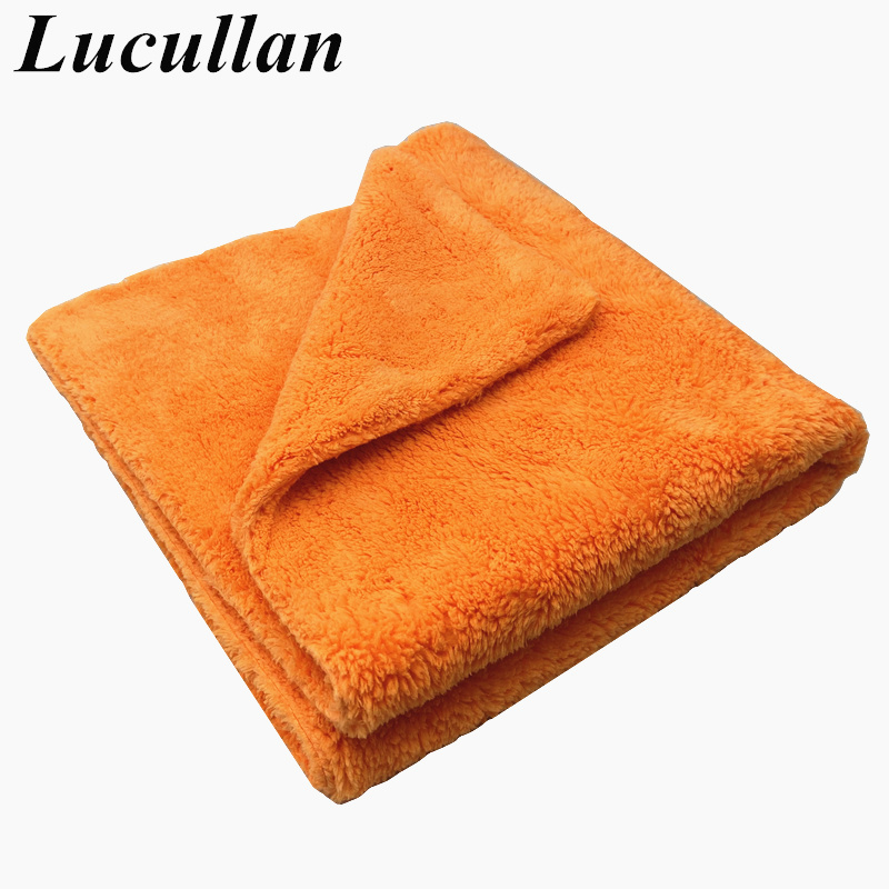 Lucullan 40x40cm Orange Super  - Microfiber Car Drying Towel Super Absorbent recension och pris