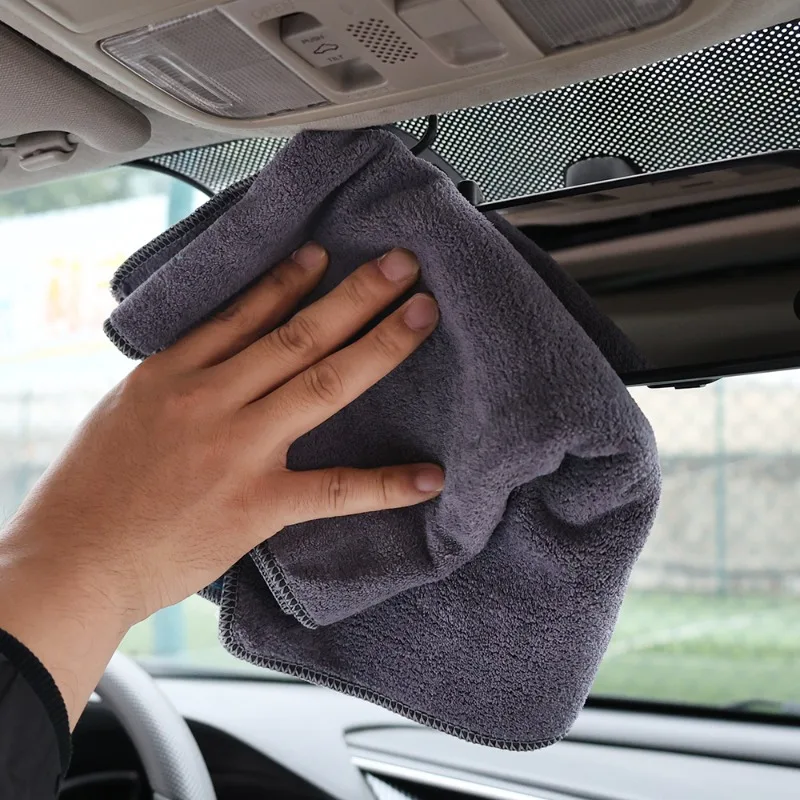 Microfiber Cleaning Towel Supe - Microfiber Car Drying Towel Super Absorbent recension och pris