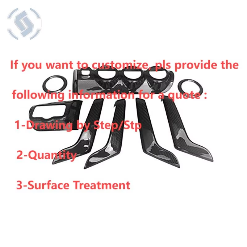 Patterned CNC Cut Custom Carbo - Motorcycle Parts recension och pris